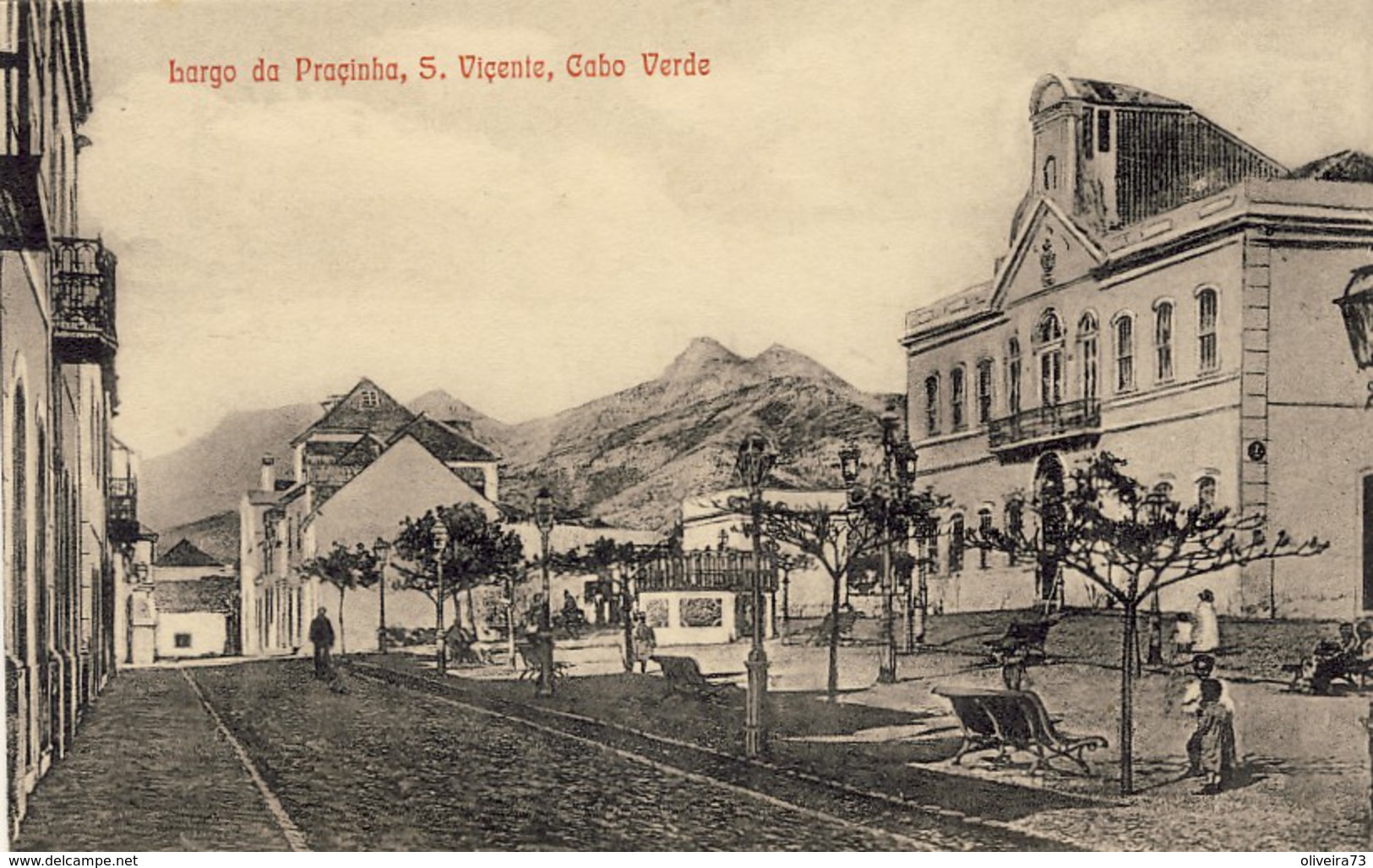 CABO VERDE, SÃO VICENTE, Largo Da Pracinha, 2 Scans - Cape Verde