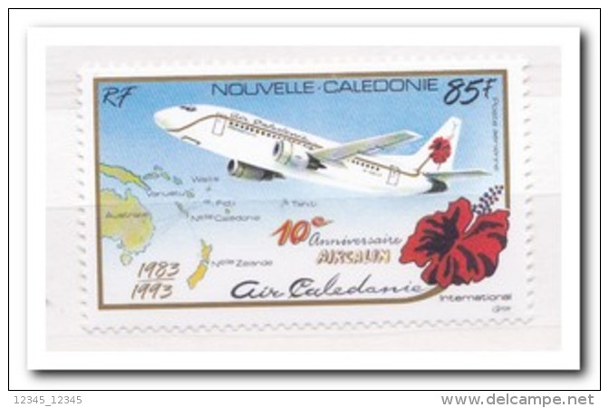 Nieuw Caledonië 1993, Postfris MNH, Airplane, Flowers - Ongebruikt