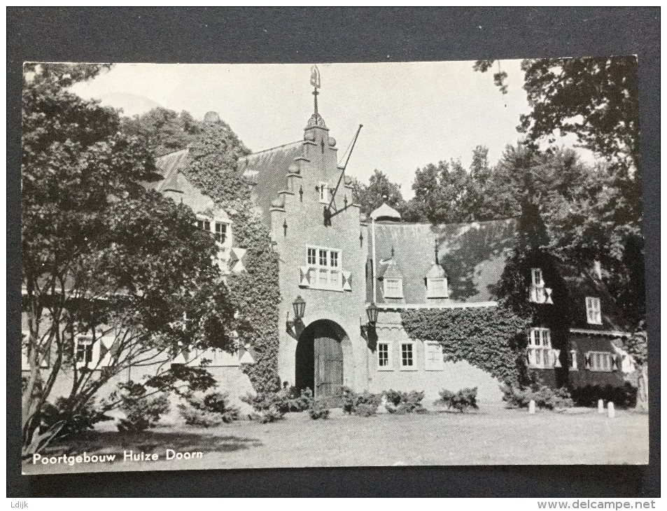 Poortgebouw Huize Doorn----Polo----gelopen 1958 - Doorn