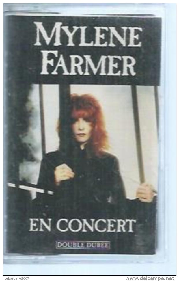 K7 Audio -  MYLENE FARMER  " EN CONCERT "  16 TITRES - Cassettes Audio