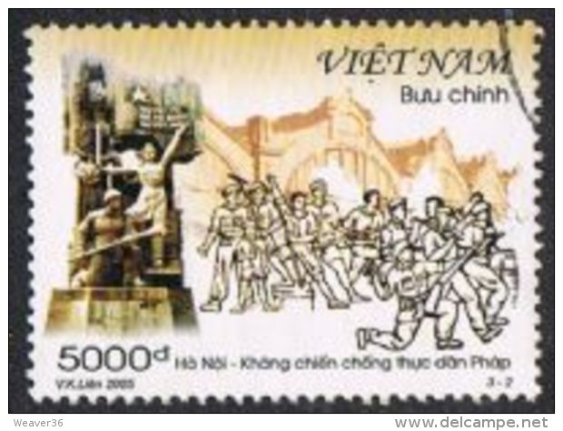 Vietnam 2005 Thang Long Ha Noi 5000d Good/fine Used - Viêt-Nam