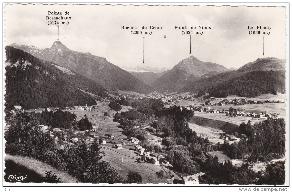 CPSM MORZINE VUE PANORAMIQUE - Morzine