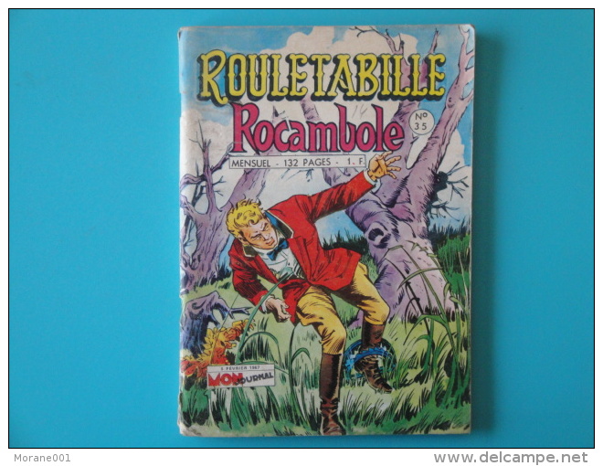 Rouletabille Et Rocambole    N° 35   Mon  Journal   Aventures Et Voyages Petit Format     Bon Etat - Mon Journal