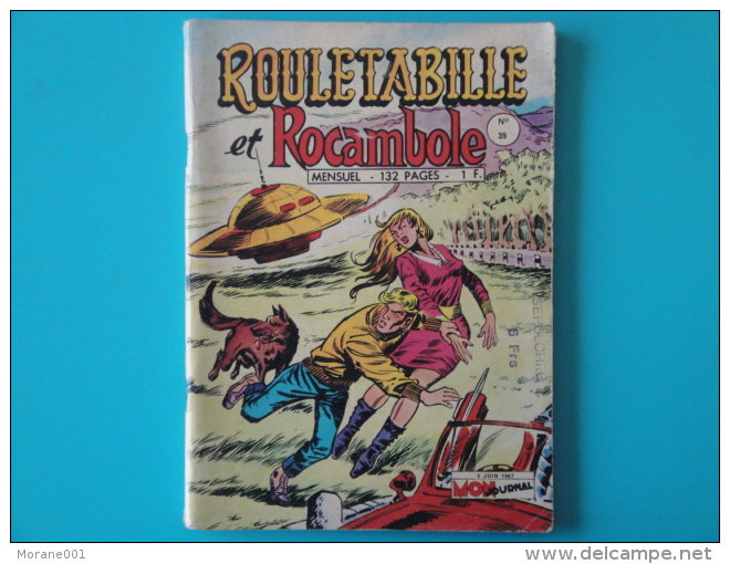 Rouletabille Et Rocambole    N° 39   Mon  Journal   Aventures Et Voyages Petit Format     Bon Etat - Mon Journal