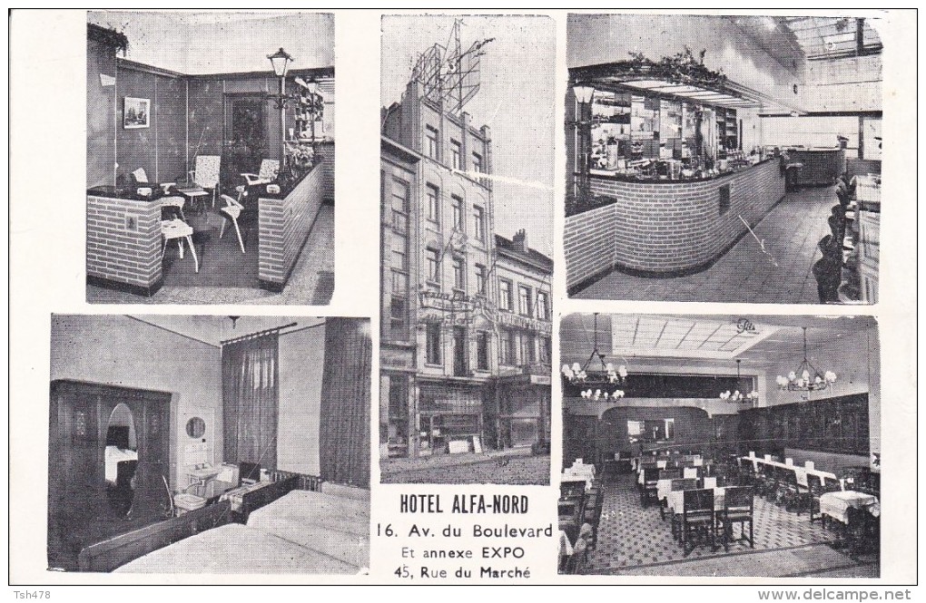 BELGIQUE--BRUXELLES--Hotel Alfa-nord---voir 2 Scans - Cafés, Hôtels, Restaurants