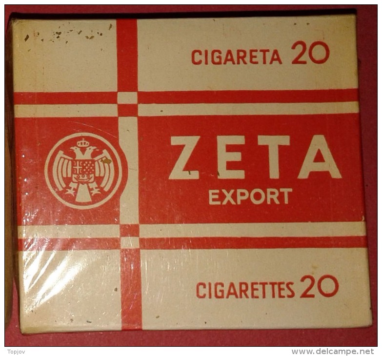 JUGOSLAVIA - SLOVENIA - LJUBLJANA - ZETA - THE FULL, DO NOT Open Boxes Of Cigarettes - Kings Jugoslavija - Cc 1930 - Etuis à Cigarettes Vides