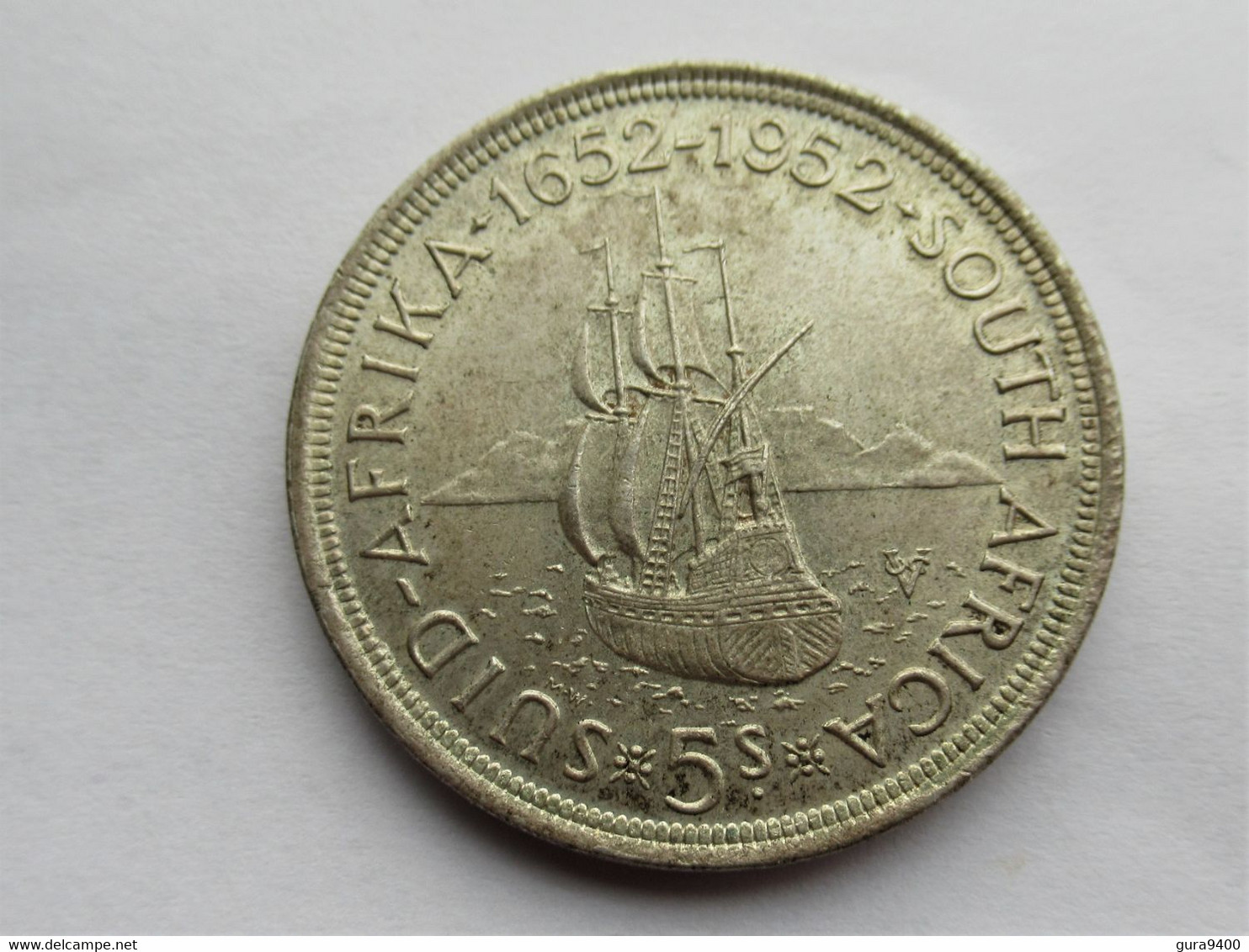 Zuid Africa, 5 Shillings, 1952 - Afrique Du Sud