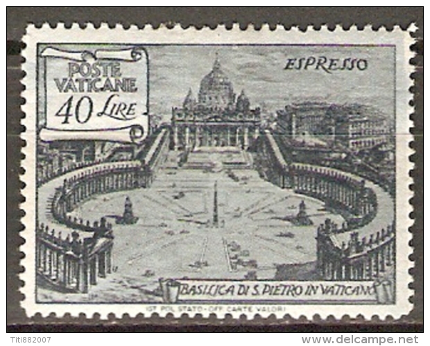 VATICAN   -   Exprès   -   1949 .   Y&T  N° 11*. - Priority Mail