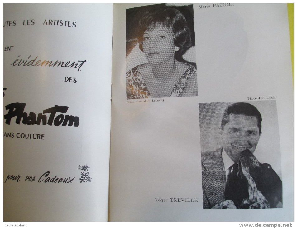Théatre des Nouveautés/Le Signe de Kikota/ Roger-Ferdinand/Fernand GRAVEY/Maria Pacome/1961  PROG87