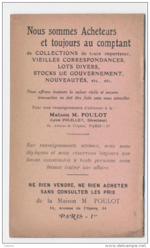 1922-BULLETIN DES PHILATELISTES--PARIS 1ER  -E500 - Frankrijk