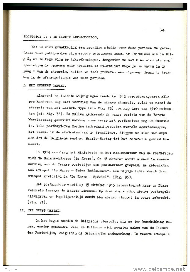 LIVRE Belgique - De Belgische Postmerken , Par R. Debyser , 77 P. , 1975 -  Etat NEUF --  15/287 - Philatélie Et Histoire Postale