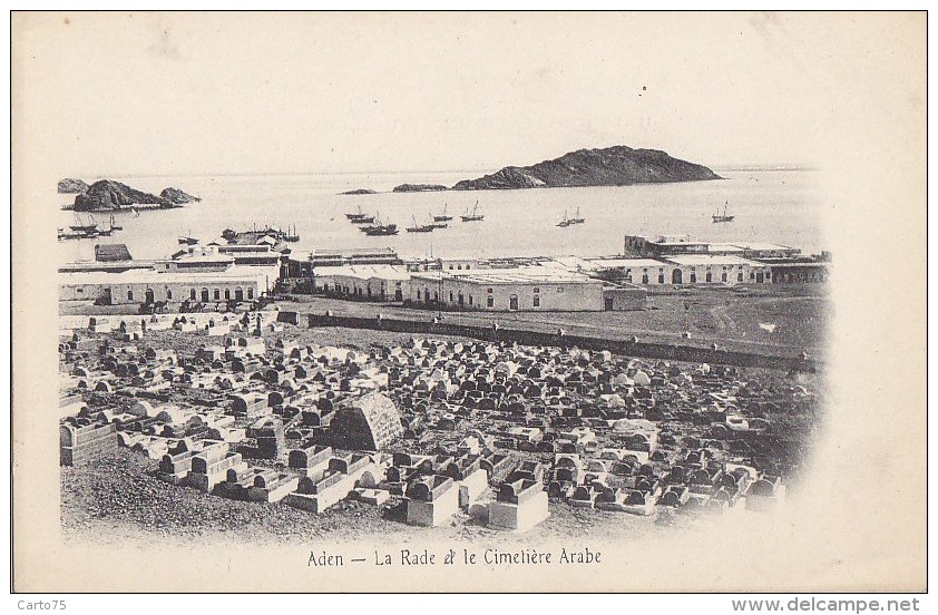 Yémen - Aden - Précurseur - Rade Et Cimetière Arabe - Yémen