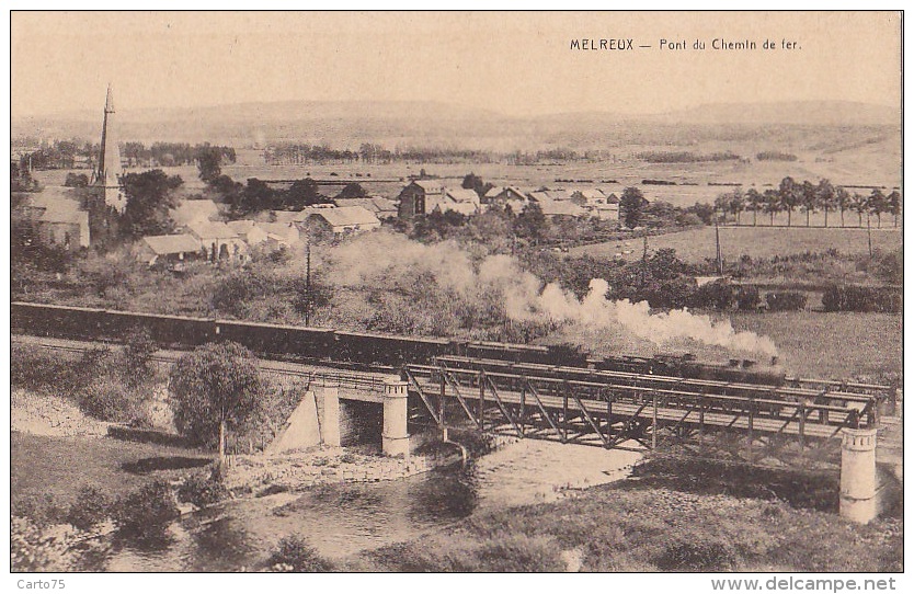 Belgique - Melreux - Pont Du Chemin De Fer - Editeur Mohonval Phototypie Desaix - Hotton