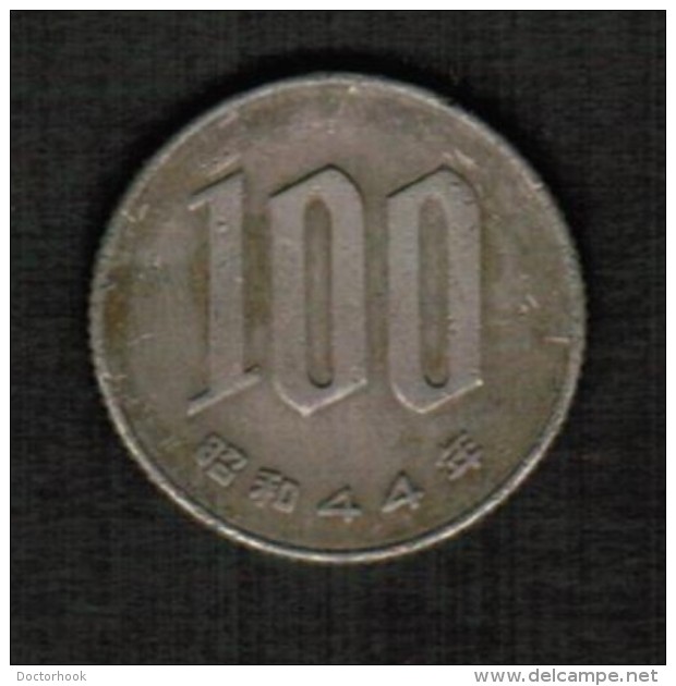 JAPAN   100 YEN 1969 (SHOWA 44) (Y # 82) - Japan