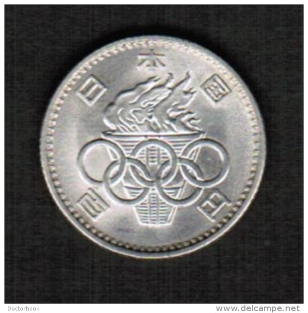 JAPAN   100 YEN SILVER 1964 (SHOWA 39) (Y # 79) - Japan