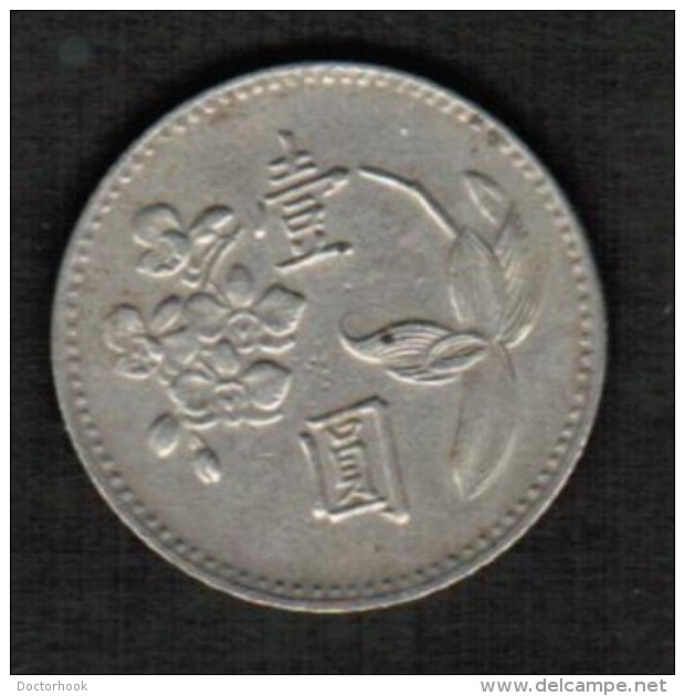 TAIWAN   1 YUAN 1960 (YEAR 49) (Y # 536) - Taiwan