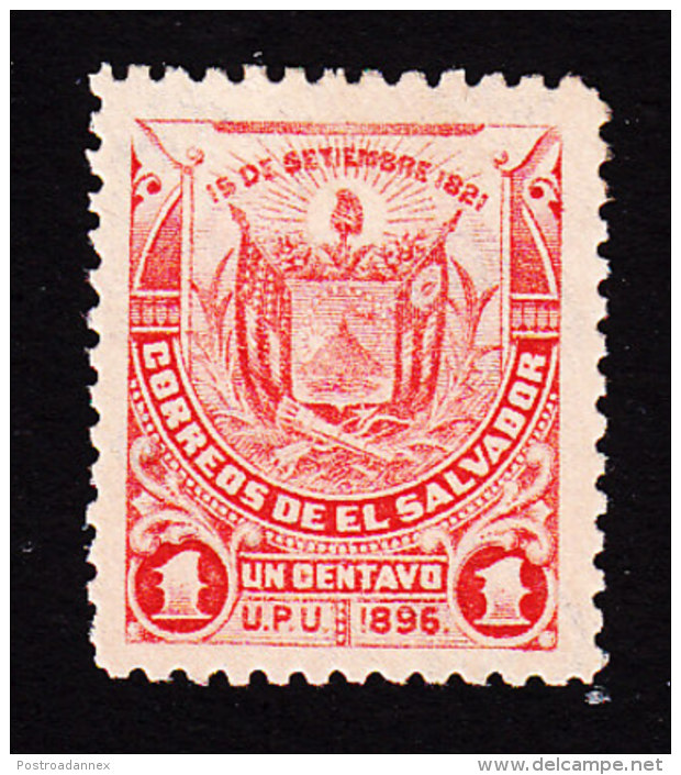 El Salvador, Scott #159, Mint Hinged, Coat Of Arms, Issued 1897 - El Salvador