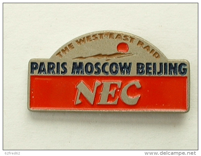 PIN´S PARIS MOSCOU PEKIN - NEC - Rallye