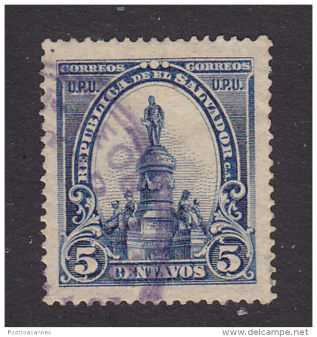 El Salvador, Scott #286, Used, Morazan Monument, Issued 1903 - El Salvador