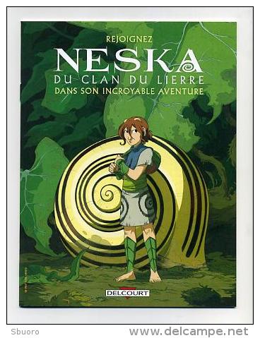 Livret De Présentation De La Série BD Neska Par Louise Joor Aux éditions Delcourt - Presseunterlagen