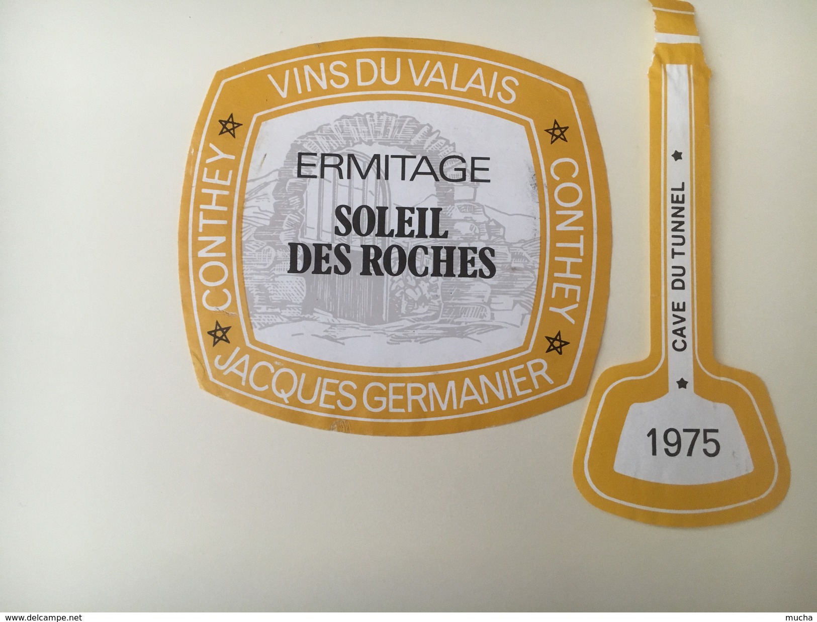 739 - Suisse Valais  Ermitge Soleil Des Roches Jacques Germanier Conthey 1975 - Autres & Non Classés