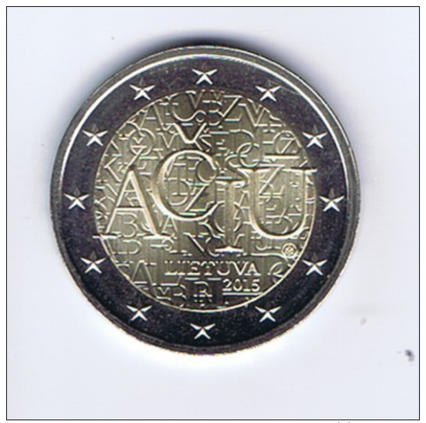 Lituania - 2 Euro Commemorativo Anno 2015 -  Lingua - Lituania