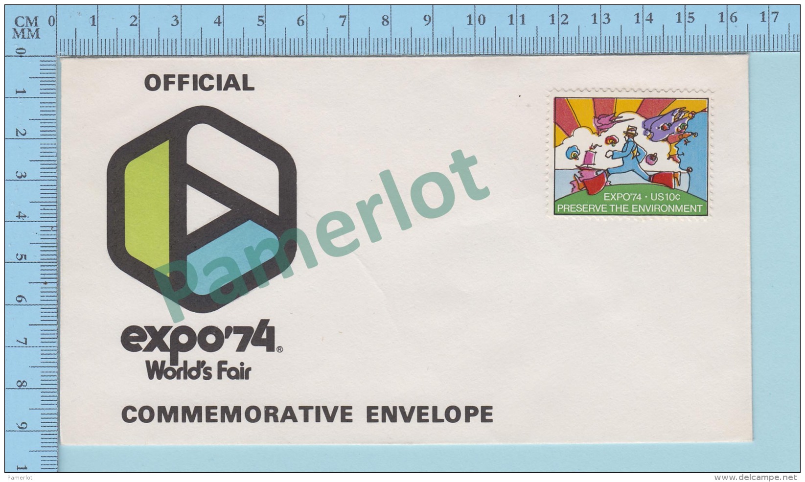 Illustrated Envelope  : Official Expo`74 World`s Fair - Commemorative Envelope " Never Cancel" - Autres & Non Classés