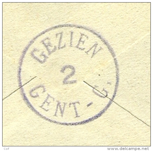 762 Op Brief Stempel GENT , Verso Stempel GEZIEN 2 GENT-G.  (G = Gevang/Prison) - 1948 Export