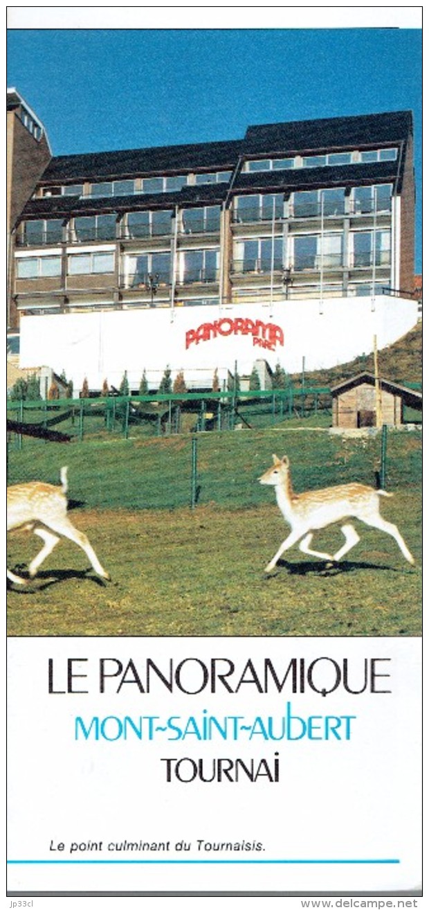 Ancien Dépliant Sur Le Panoramique, Mont-Saint-Aubert, Point Culminant Du Tournaisis Tournai (1988) - Toerisme