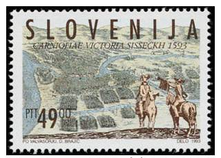 Slovenia 1993 -  400. Anniversary Of Sisak Battle, (49 SIT)  MNH Michel 59 - Slovenia