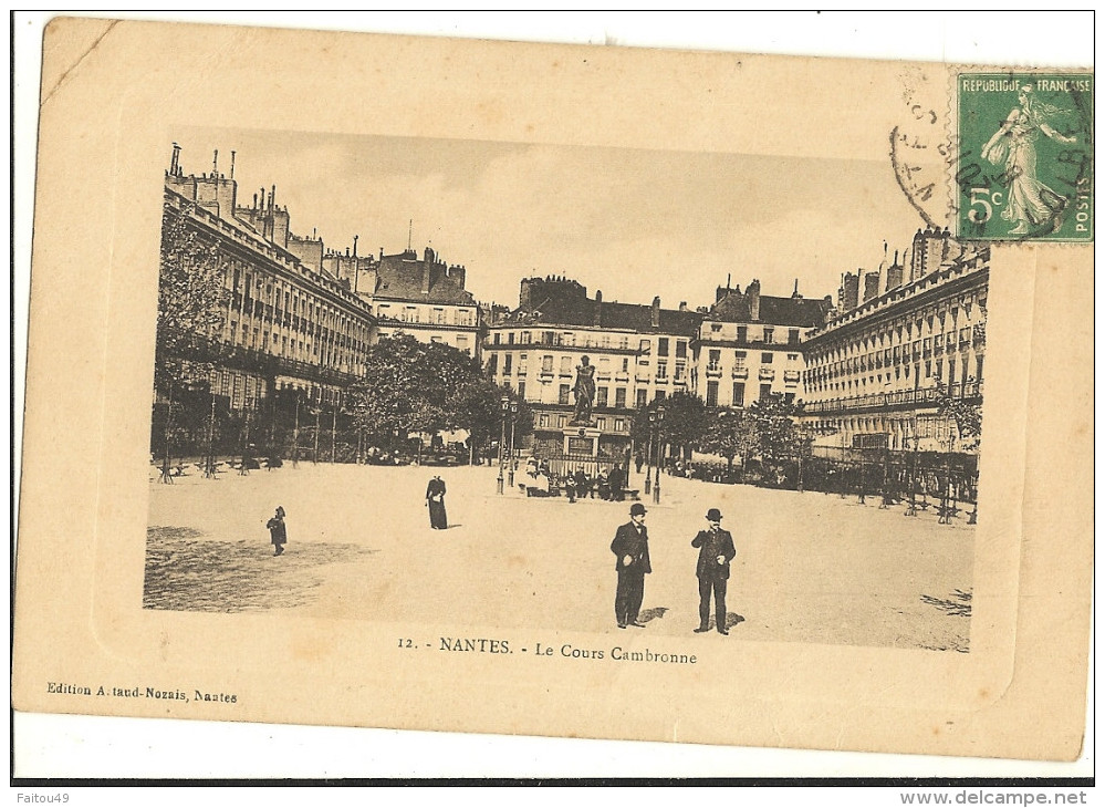 NANTES - Le Cours Cambronne   (att Coin)  113 - Nantes