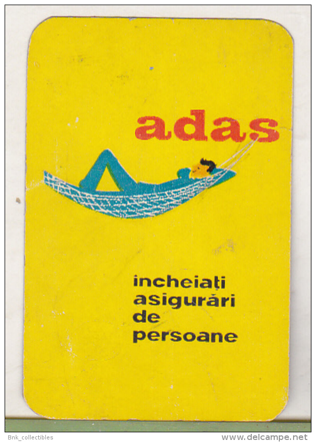 Romanian Small Calendar - 1963 ADAS Insurance Company - Petit Format : 1961-70