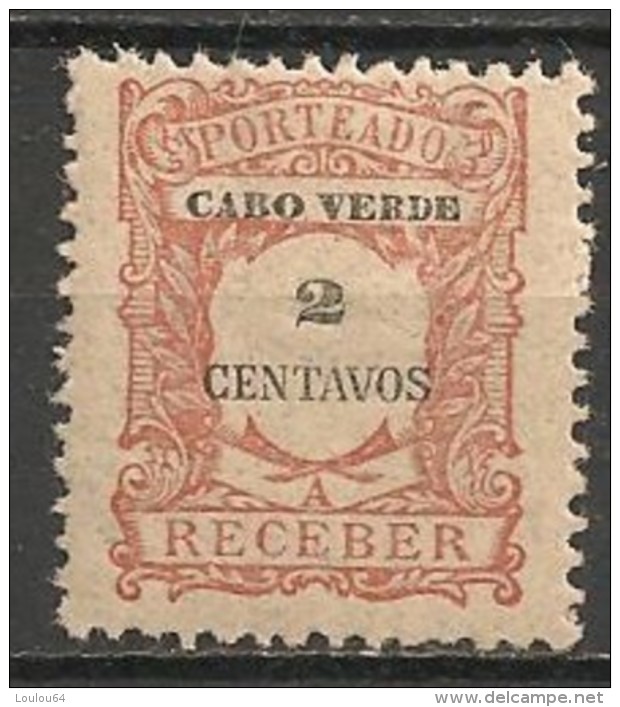 Timbres - Portugal - Cap Vert - 1921 - Taxe - Receber - 2 Reis - - Cap Vert