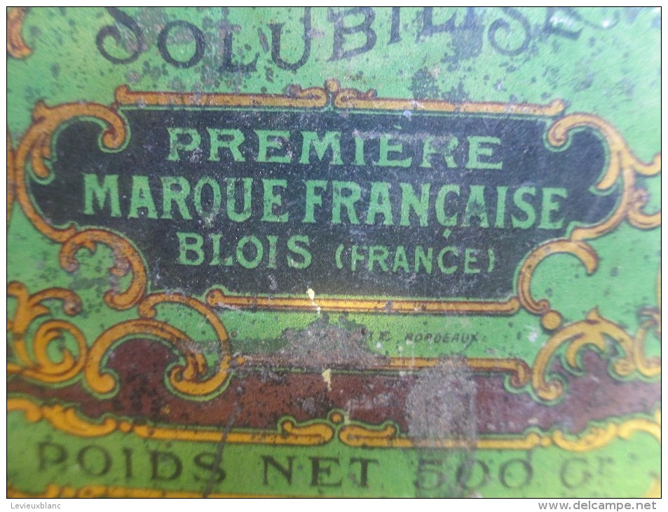 Boite Métallique Ancienne/Cacao Poulain Solubilisé/Inscription En Français & En Anglais/BlOIS/Vers 1920-30        BFPP72 - Boîtes
