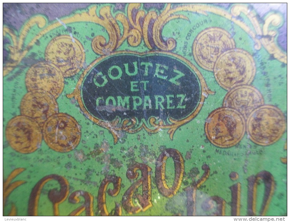 Boite Métallique Ancienne/Cacao Poulain Solubilisé/Inscription En Français & En Anglais/BlOIS/Vers 1920-30        BFPP72 - Boxes