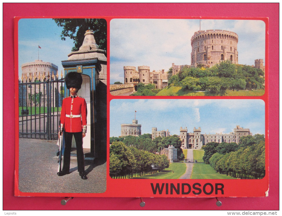 Angleterre - Windsor Castle - Vues Diverses - Joli Timbre - Scans Recto-verso - Windsor Castle