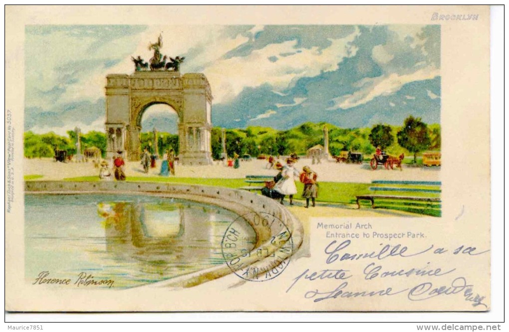 NEW YORK -MEMORIAL ARCH PROSPECT PARK-- - Brooklyn