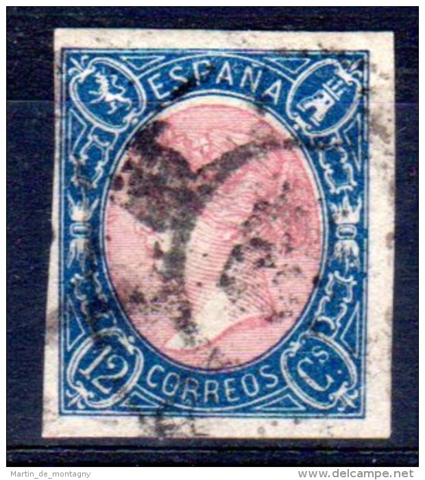 1865, Espagne - Isabelle II.; YT 67, Oblitéré, Lot 45456 - Used Stamps