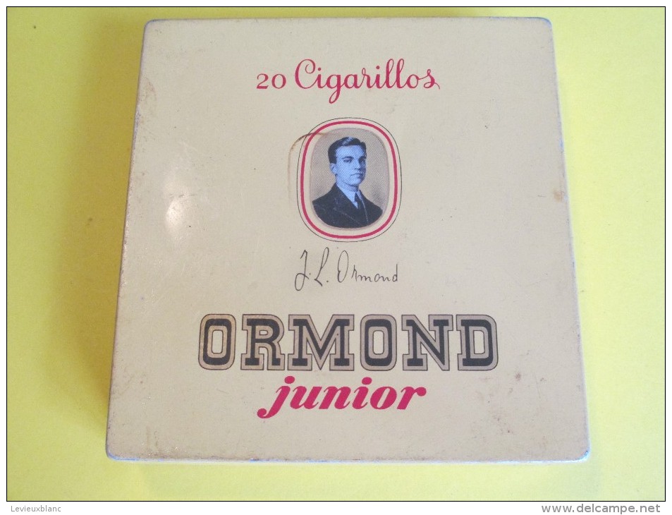 Cigarillos / Boite Métallique/Ormond Junior/Sumatra Havane /Vers 1960 - 1970          BFPP63 - Sigarenkokers