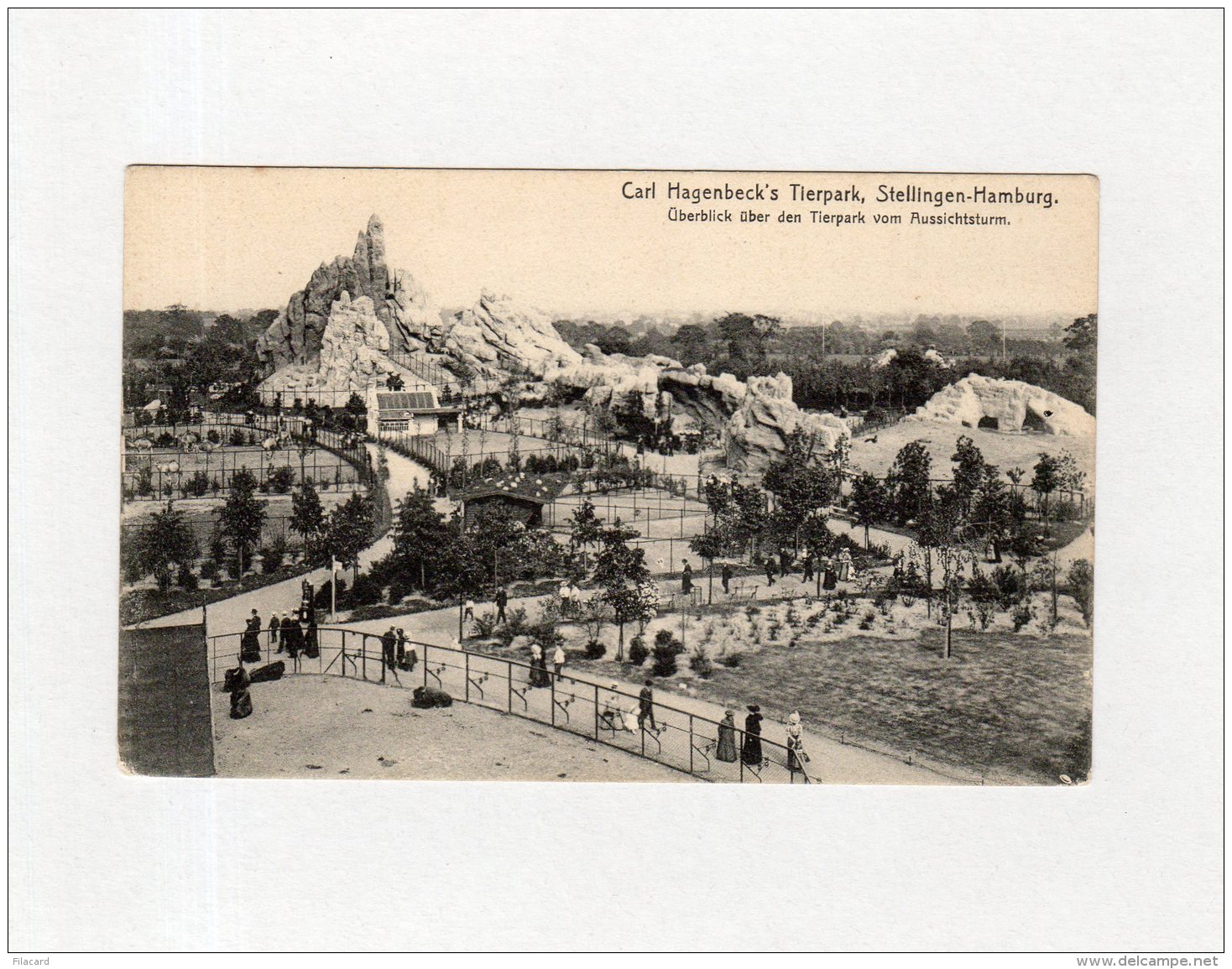 61524   Germania,   Carl Hagenbeck"s Tierpark,  Stellingen-Hamburg,  Uberblick Uber Den Tierpark Vom  Aussichtsturm,  NV - Stellingen