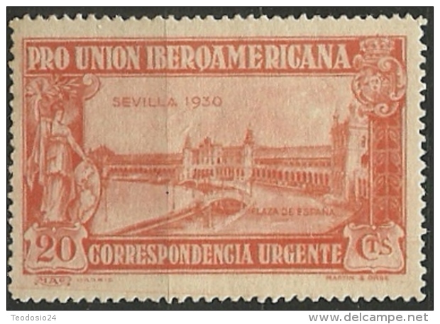ESPAÑA 1930 Mi:ES 553, Sn:ES E9, Yt:ES EX12, Edi:ES 582 ** MNH - Unused Stamps