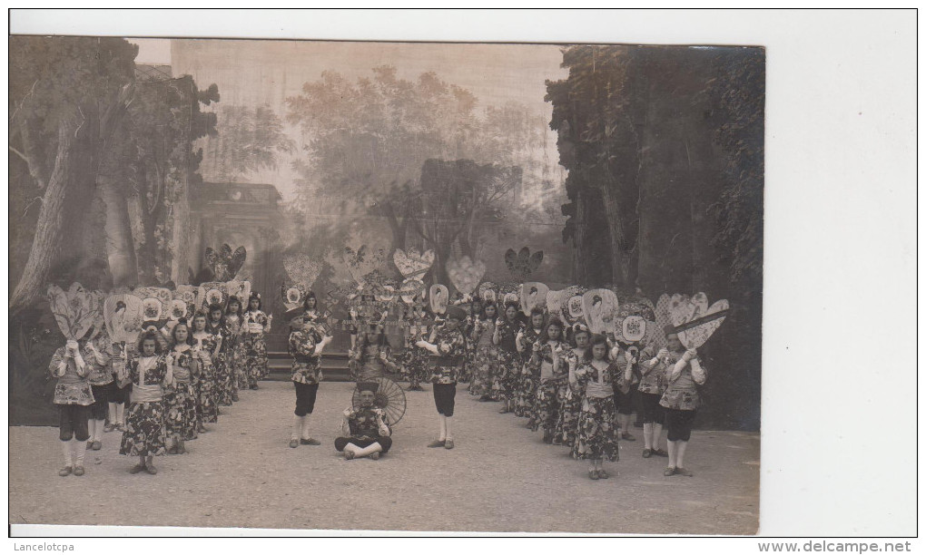 60 - THEATRE à CLERMONT / BALLET JAPONAIS - CARTE PHOTO 1912 - Clermont