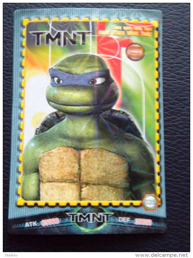 TMNT 3 Mutant Ninja Turtles 3D Trading Card Hologram Reflection Rare Unique N:35 - Other & Unclassified