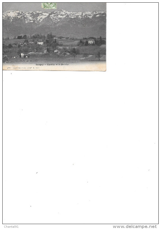 CARTE POSTALE SUISSE SATIGNY CHOULLY ET LE RECULET VOYAGEE - Satigny