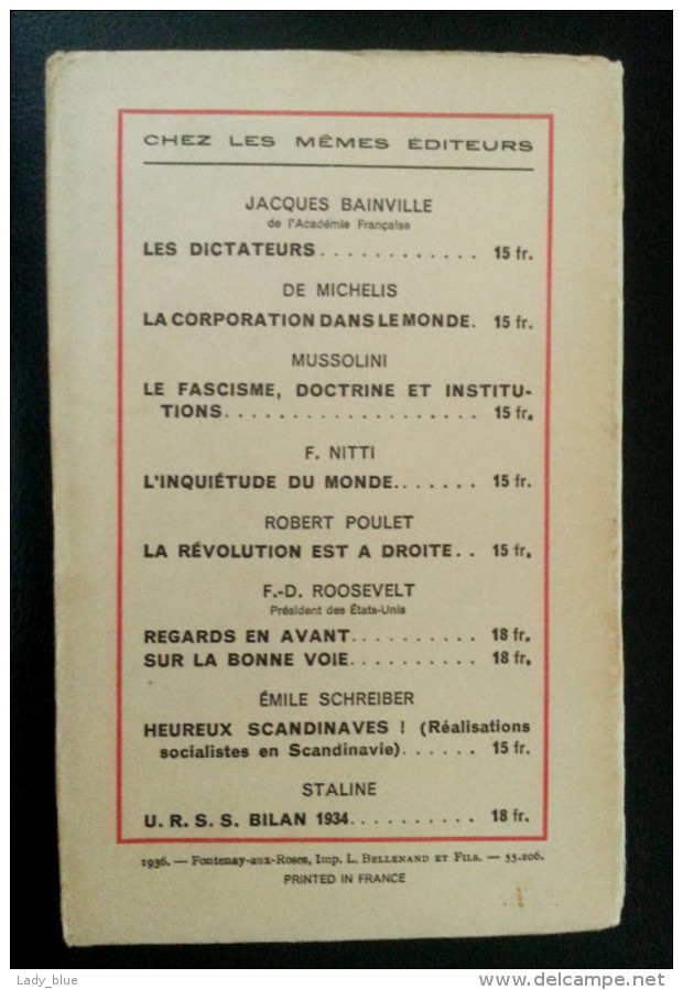 Louis Ferdinand CELINE MEA CULPA Suivi De Vie Et Oeuvre De SEMMELWEIS éditions Denoël Et Steele - Autres & Non Classés