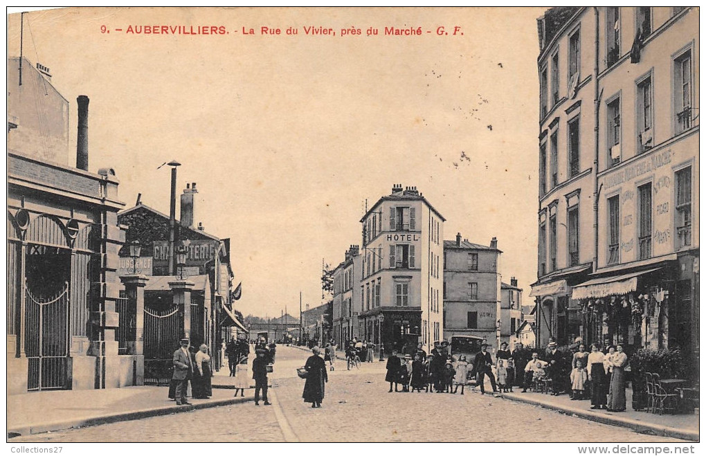 93- AUBERVILLIERS -   RUE DU VIVIER, PRES DU MARCHE - Aubervilliers