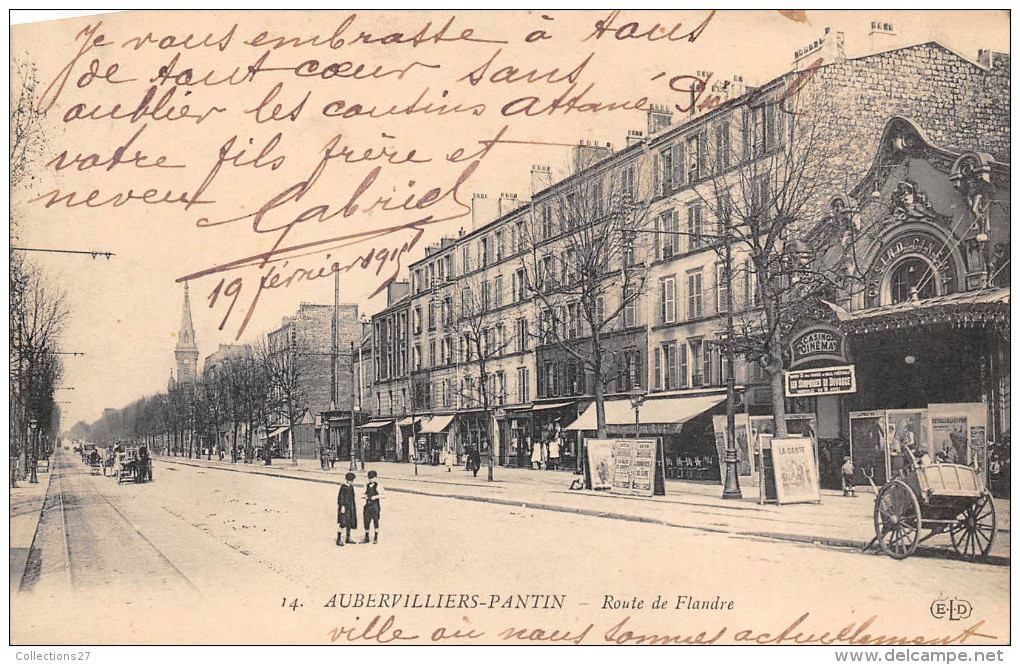 93- AUBERVILLIERS - PANTIN - ROUTE DE FLANDRE - Aubervilliers