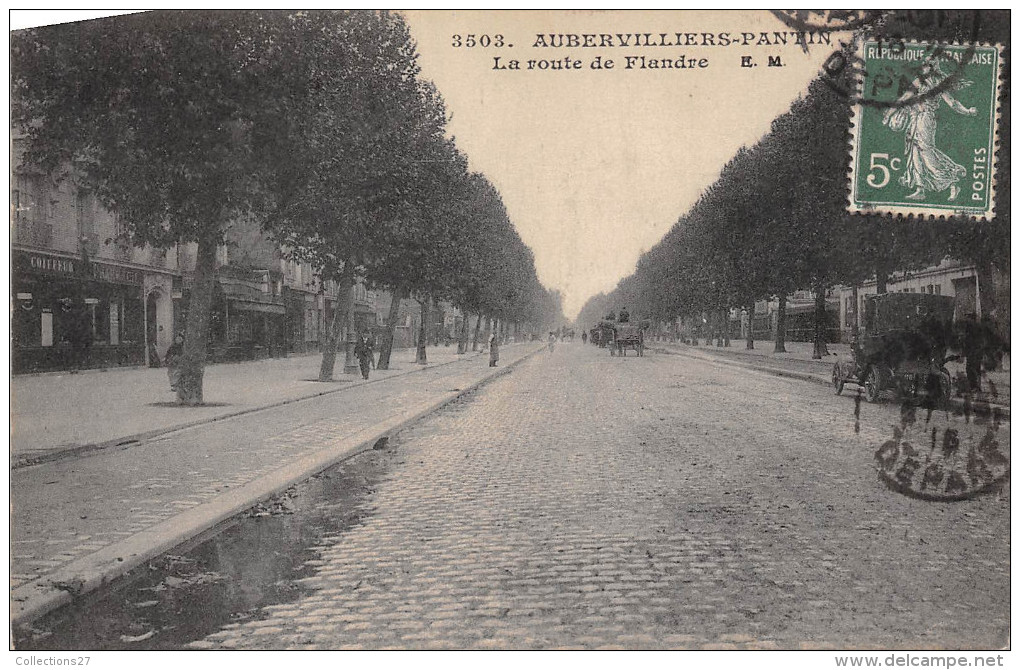 93- AUBERVILLIERS - PANTIN - ROUTE DE FLANDRE - Aubervilliers