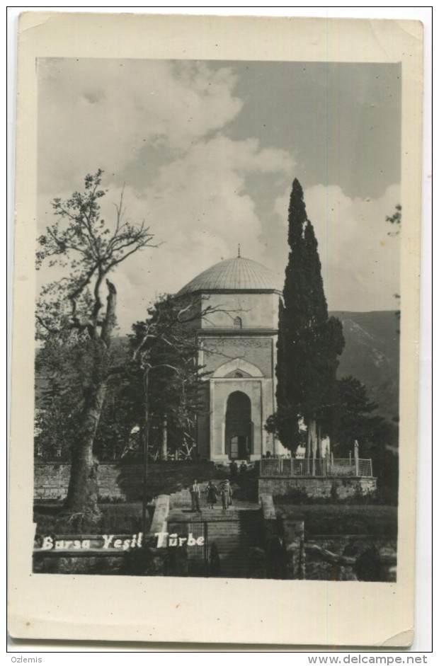 TURKEY,TURQUIE,TURKEI, BURSA YESIL TURBE MOSQUE PHOTOCARD - Turchia