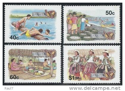 Tuvalu - 1994 - Noël 94 - 4v Neufs ** // Mnh - Tuvalu (fr. Elliceinseln)